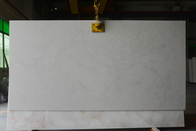 Impact Resistance Natural White Quartz Honed Finished 6.5 Mohz Hardness  For Countertop