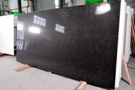 Light Black Artificial Carrara Quartz Stone Easy Stain 25mm UV Cutting