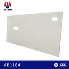 Stainless 3000*16000MM Clear White Quartz Glass Kitchen Countertop