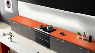 Pure Orange Quartz Stone Slab Scratch Resistant For Decoration Material