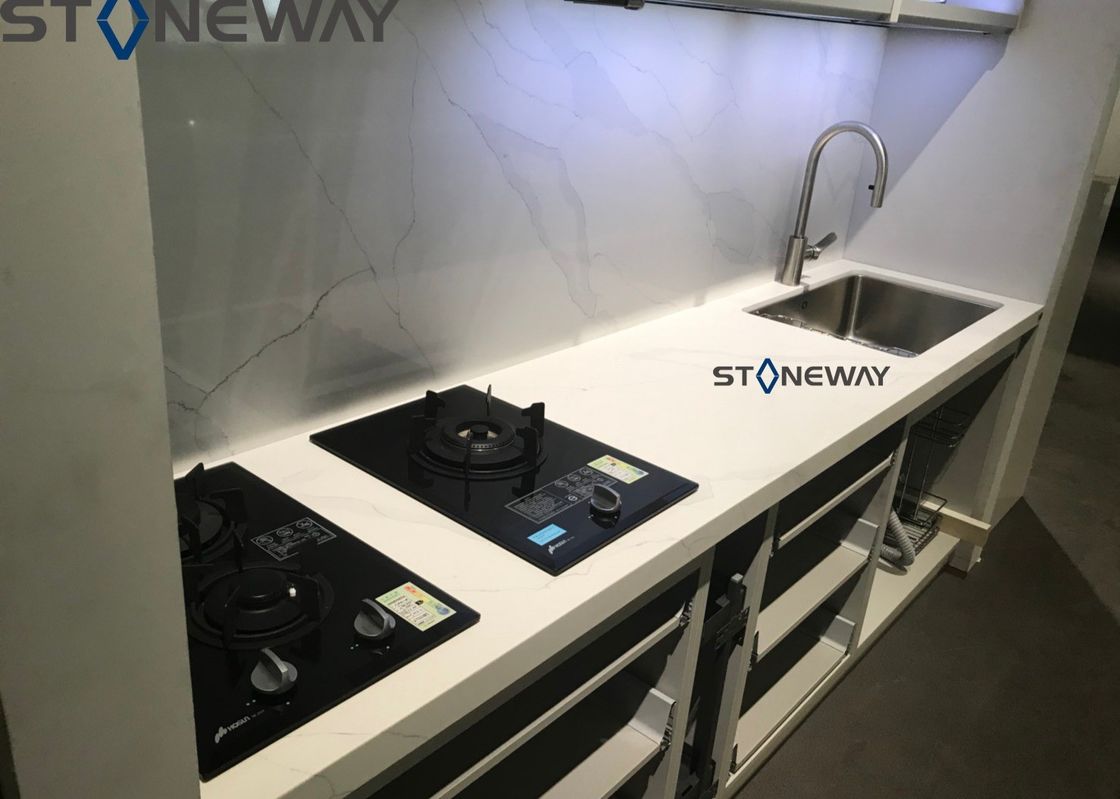 Solid Surface Quartz Wall Panels Engineered Quartz Countertops Home Depot