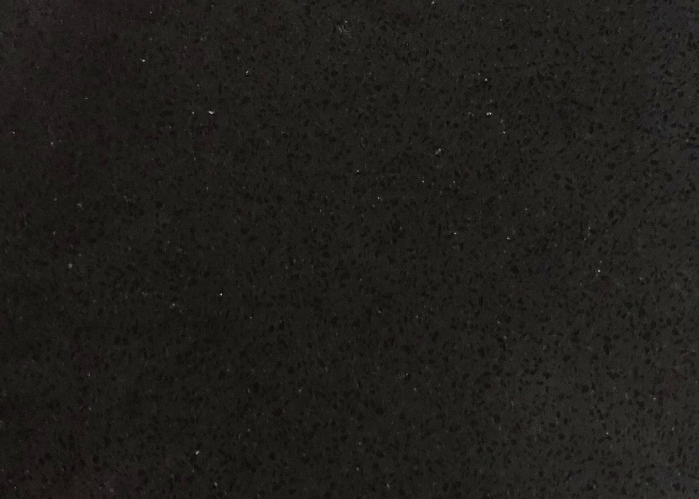 Polished Surfaces Black Quartz Stone Slab Top With NSF SGS Certification