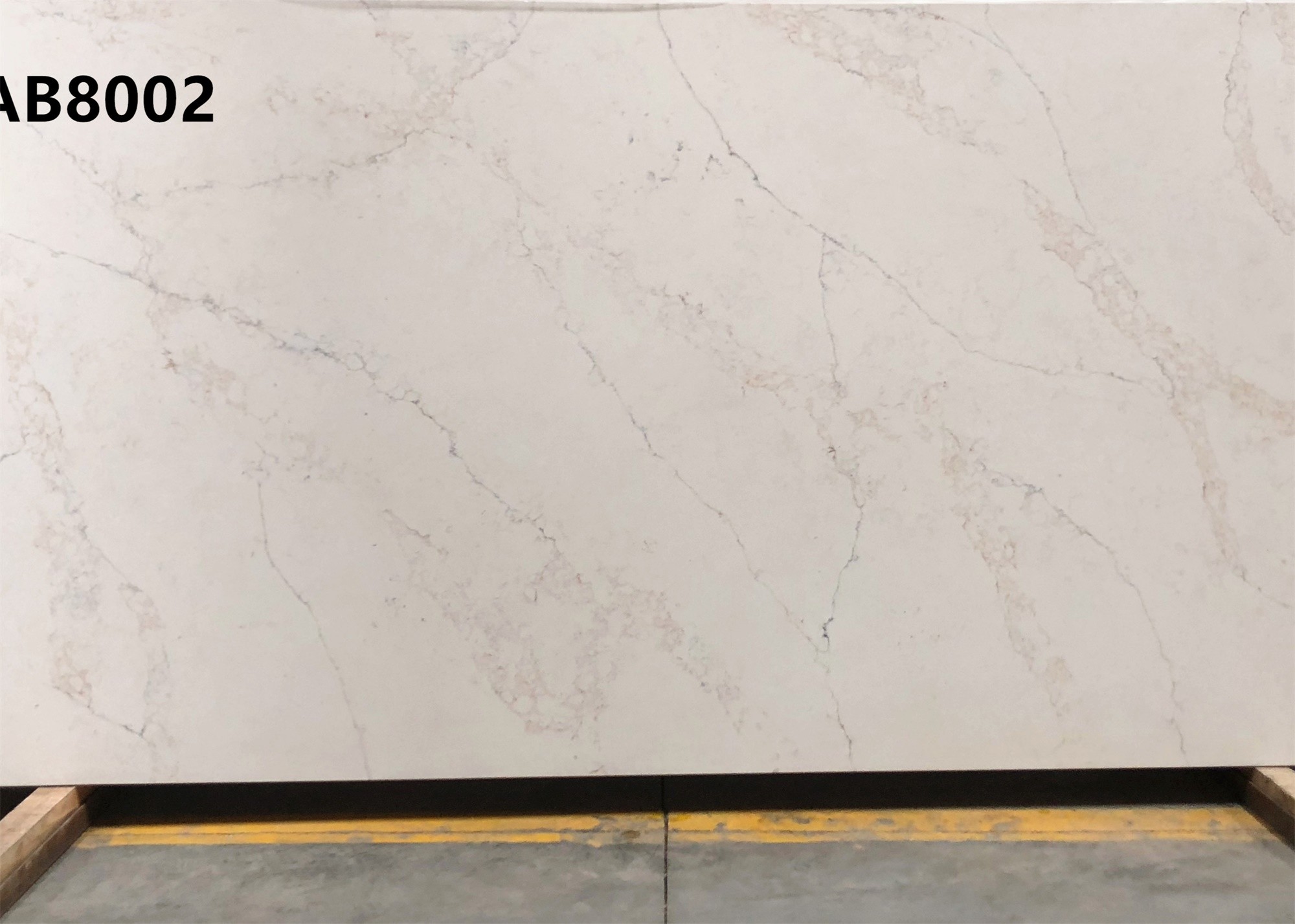 Non Toxic Artificial Quartz Stone Slabs Heat Resistance For Kitchen