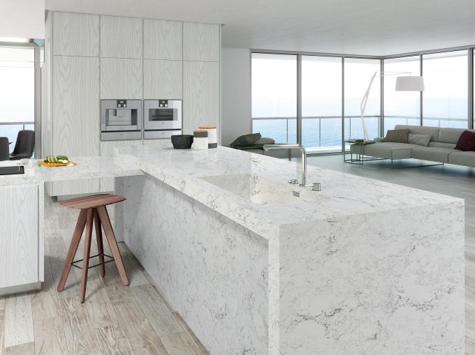 Color quartz stone table,fireproof and heat resistant,high hardness