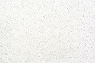 Slip Resistance Artificial White Crystal Quartz Stone Slab For Bathroomtop