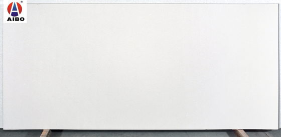 8mm Thickness Artificial White Quartz Slab For Wall Cladding