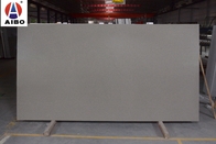 12mm Thickness Fresh Grey Color Artificial Quartz Slab For Decorative Flooring Tile