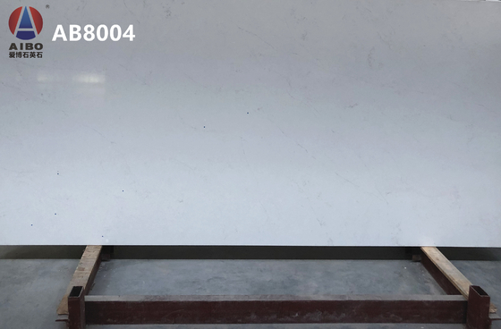 High Hardness Solid Color Quartz Engineered Stone Slabs For Block Step