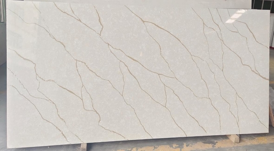 Grey Artificial Quartz Stone Slabs For Bar Countertops Worktops