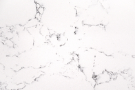 Carrara White Highly Imtimated Artificial Quartz  Grey Kitchen Countertop