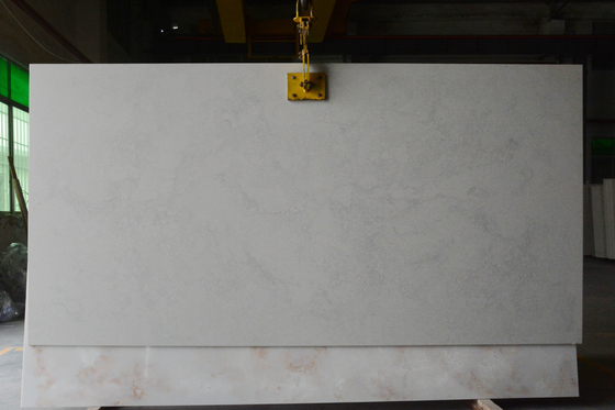 Engineered Quartz Stone Grey Quartz Kitchen Worktops Impact Resistance