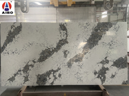 Mable Look Serie Engineered Stone Slabs Quartz Material For Benchtop
