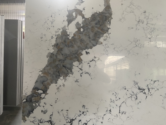 8mm Calacatta Quartz Stone Marble Modern For Hotel Decoration