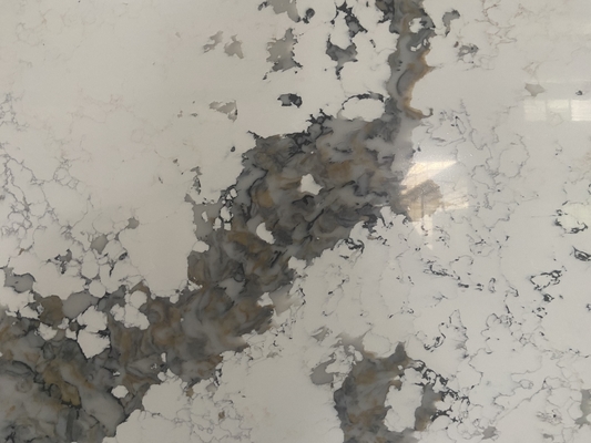 8mm Calacatta Quartz Stone Marble Modern For Hotel Decoration