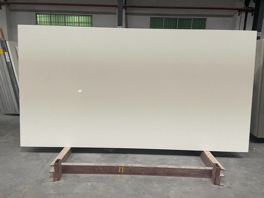 High Quality  Prefab  White Engineered Kitchen Sparkle Quartz Countertops Slabs