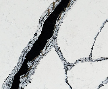 Panda White Calacatta Quartz Stone Marble Slab OEM ODM Heat Insulation