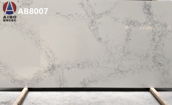 Impact Resistance Honed Or Polished Quartz Engineered Quartz Stone Big Slab