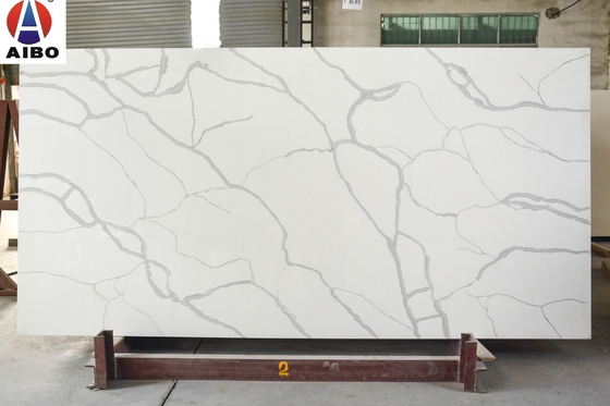 Calacatta White Marble Engineered Stone Artificial Quartz Stone Slab