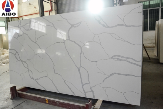 Calacatta White Marble Engineered Stone Artificial Quartz Stone Slab