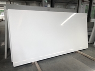 Slabs 3200x1600mm White Color Engineering Quartz Stone for Countertop Decoration