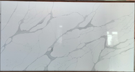Solid Surface Artificial Stone Kitchen Countertops Tiles 6mm Large Quartz Island Top