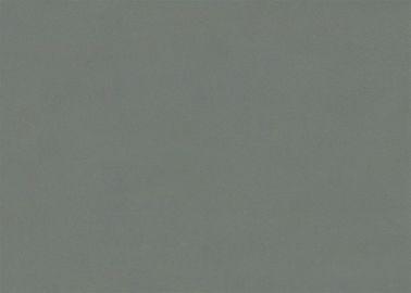 Indoor Decoration Artificial Quartz Stone Brushed Finished Pure Grey Color For Kitchen Countertops