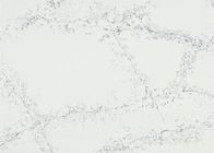 High Hardness Artificial Quartz Slabs Solid Surface Honed White Quartz