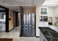 High Density Grey Quartz Kitchen Countertops Polished Engineered Stone Slabs