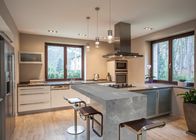 Stain Resist Quartz Stone Top Grey Quartz Kitchen Worktops Eco Friendly