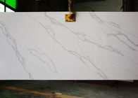 Indoor Decorative Countertops Calacatta Quartz Stone Scratch Resistant