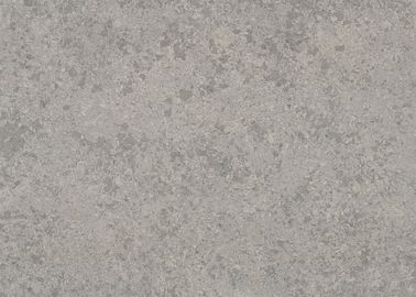 Durable Grey Quartz Stone Scratch Resistance Man Made Quartz Countertops