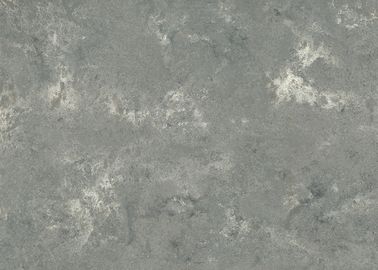 Marble Grey Quartz Stone Kitchen Island Worktops Leather Surface