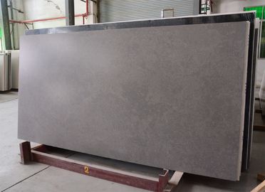 Factory New Industrial design Polished surface Concrete Grey Quartz Slab for Countertops