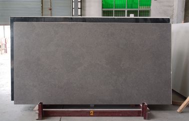 Factory New Industrial design Polished surface Concrete Grey Quartz Slab for Countertops