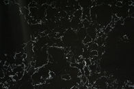 20MM Black Artificial Quartz Stone For Quartz  Kitchen Vanity top