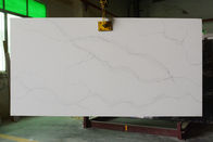 SGS Certificated Calacatta Artificial Quartz Stone For Kitchen Countertop