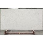 3200*1600 Carrara Quartz Stone Kitchen Island Chalky Veins Embedded