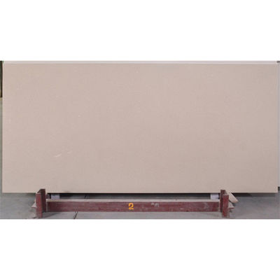 15MM Nude Colored Glass Quartz Stone With Bathroom Vanity Top
