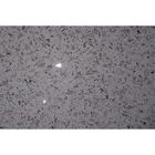 20MM 30MM Polished Grey Artifical Quartz Slabs Countertop Customized