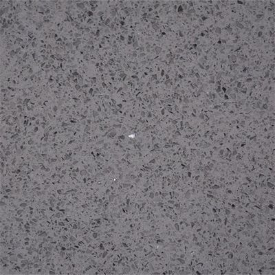 20MM 30MM Polished Grey Artifical Quartz Slabs Countertop Customized