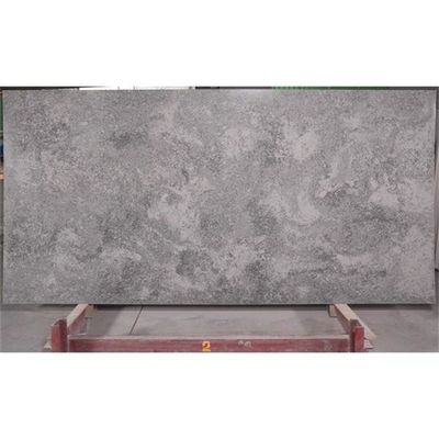 Leathered Finish 20MM Grey Calacatta Wall Panel Quartz Surface