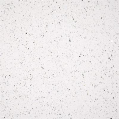 White Glass Quartz Stone Slab For Bathroom Countertop Vanity Top