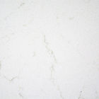 7.5Mohs White Carrara Quartz Stone For Living Room Floor Tiles