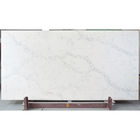 15MM White  Veined White Quartz Stone Calacatta For Wall Panel