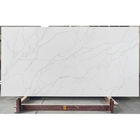 Crack Patterned 30MM Calacatta Wall Panel Quartz With Commercial