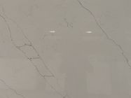 Polish 15MM Grey Cloudy Calacatta Quartz Stone For Home Decorative Wall