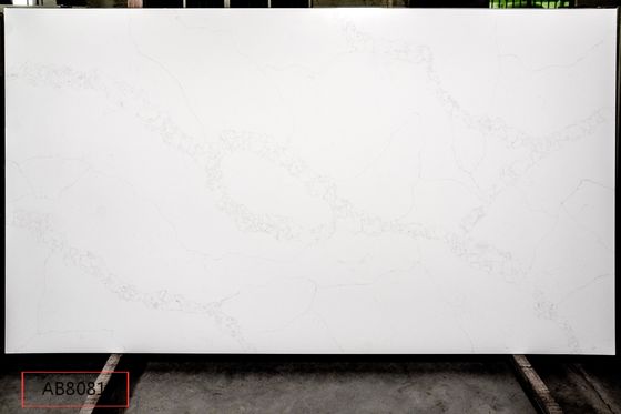 Calacatta White Quartz Stone Class Color Usd For Island/Bench Top