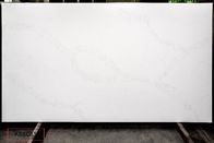 Mohs 7 Table Top Calacatta White Quartz Stone Slab 2340kg/M3 Density