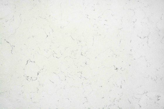 Artificial White Carrara Quartz Stone Slab For Bathroom Vanity Top