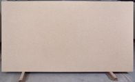 SGS Light Crusty Yellow Quartz Stone Sheet Easy Stain For Kitchen Countertop